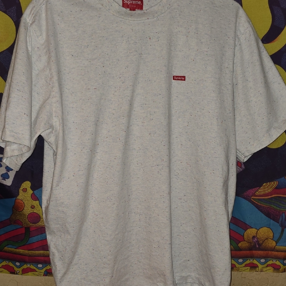 Supreme Heather Gray Speckled Short Sleeve Tee